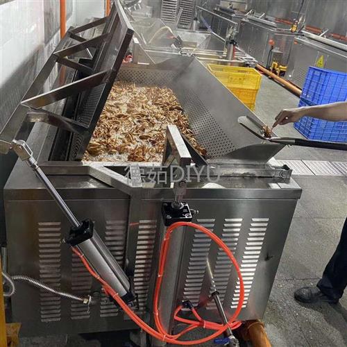 德茹制造 300斤豆泡燃氣油炸爐，高效節(jié)能助力食品廠升級